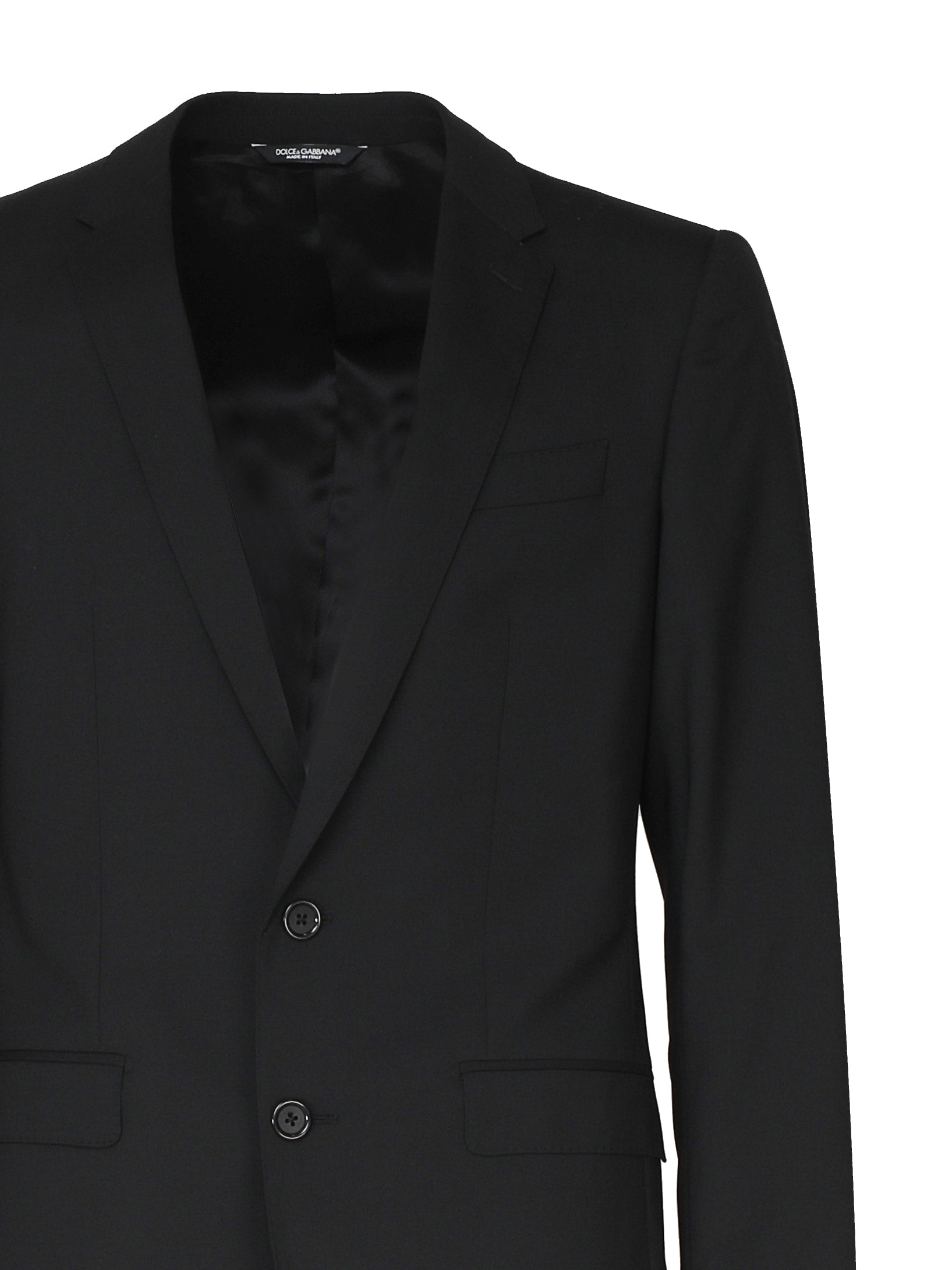 Dolce & Gabbana Dresses Black Virgin Wool Elastane