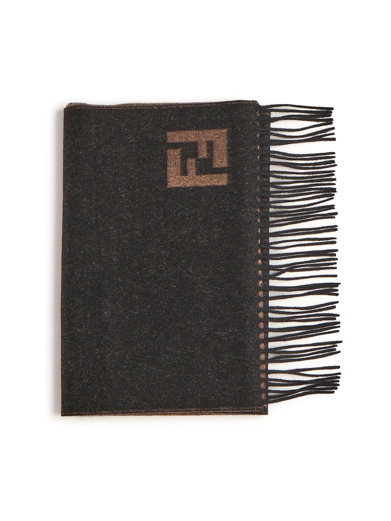 Fendi Scarfs Beige Wool