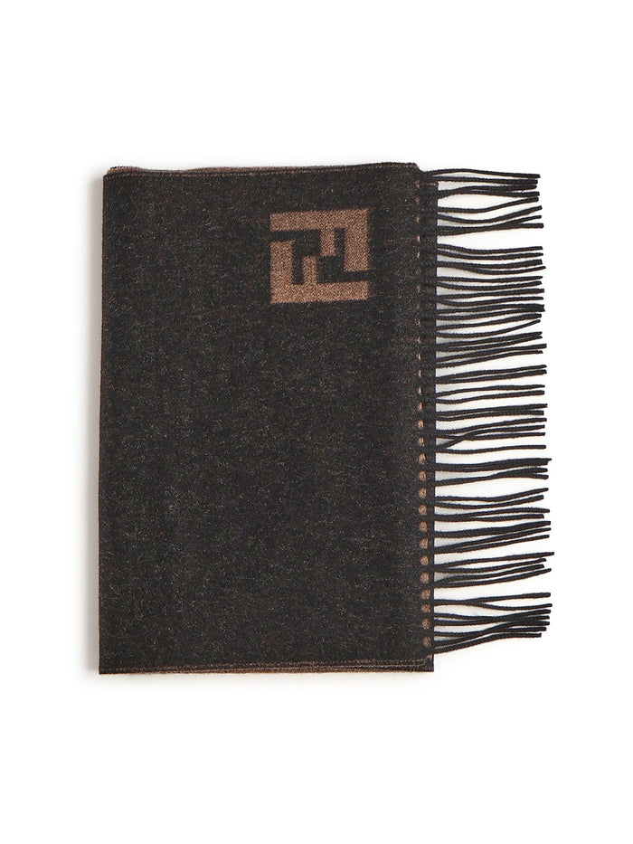 Fendi Scarfs Beige Wool