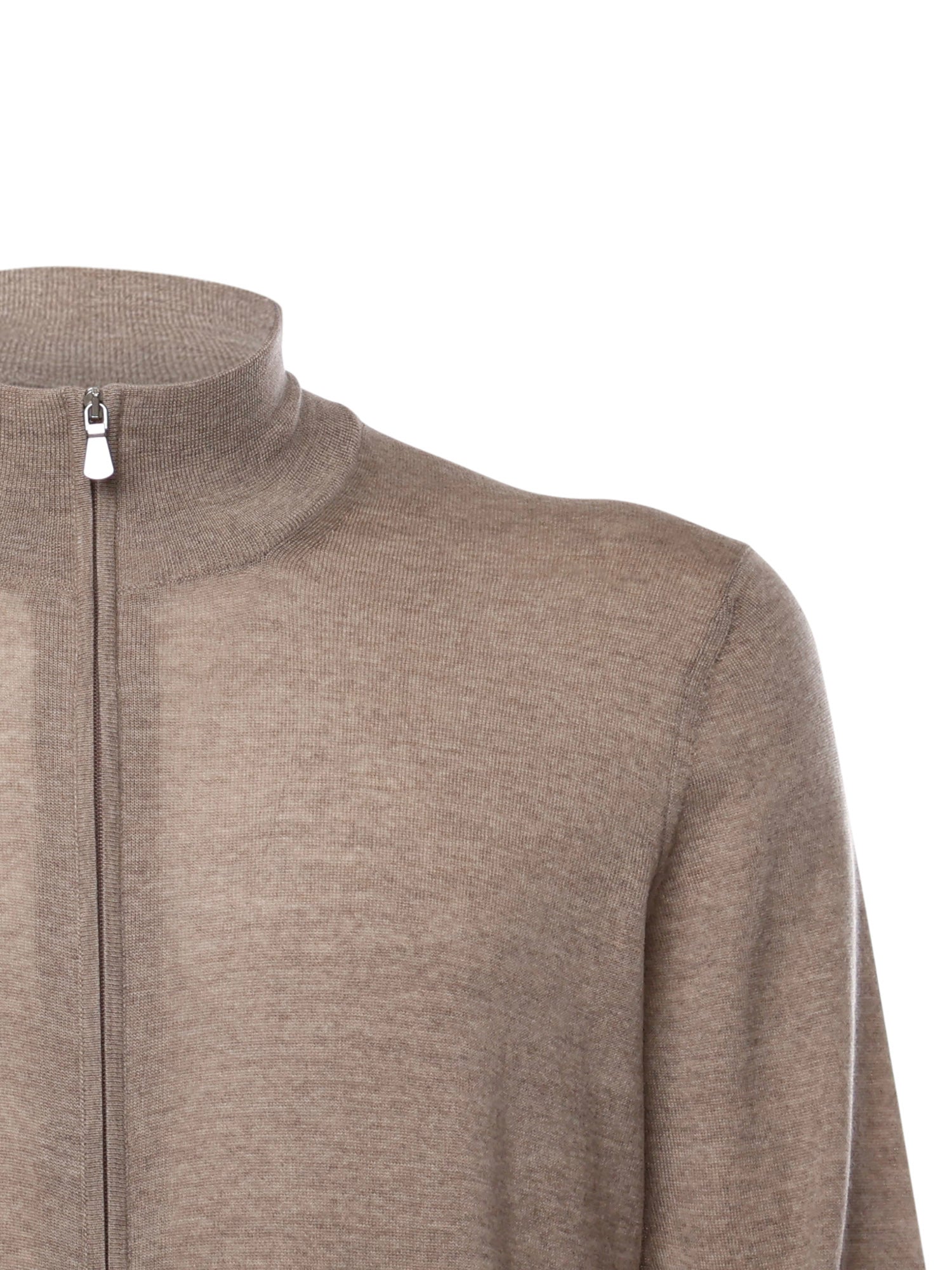 GALIANO Sweaters Beige Virgin Wool