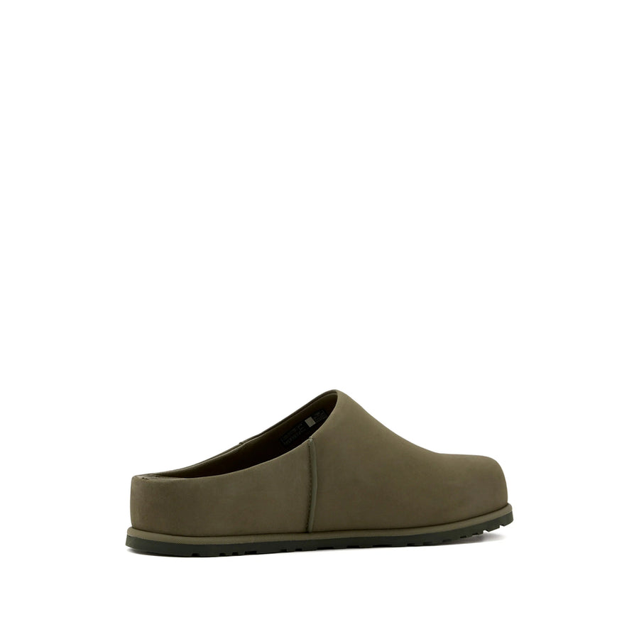 Clog Otzo Green Suede Sandal