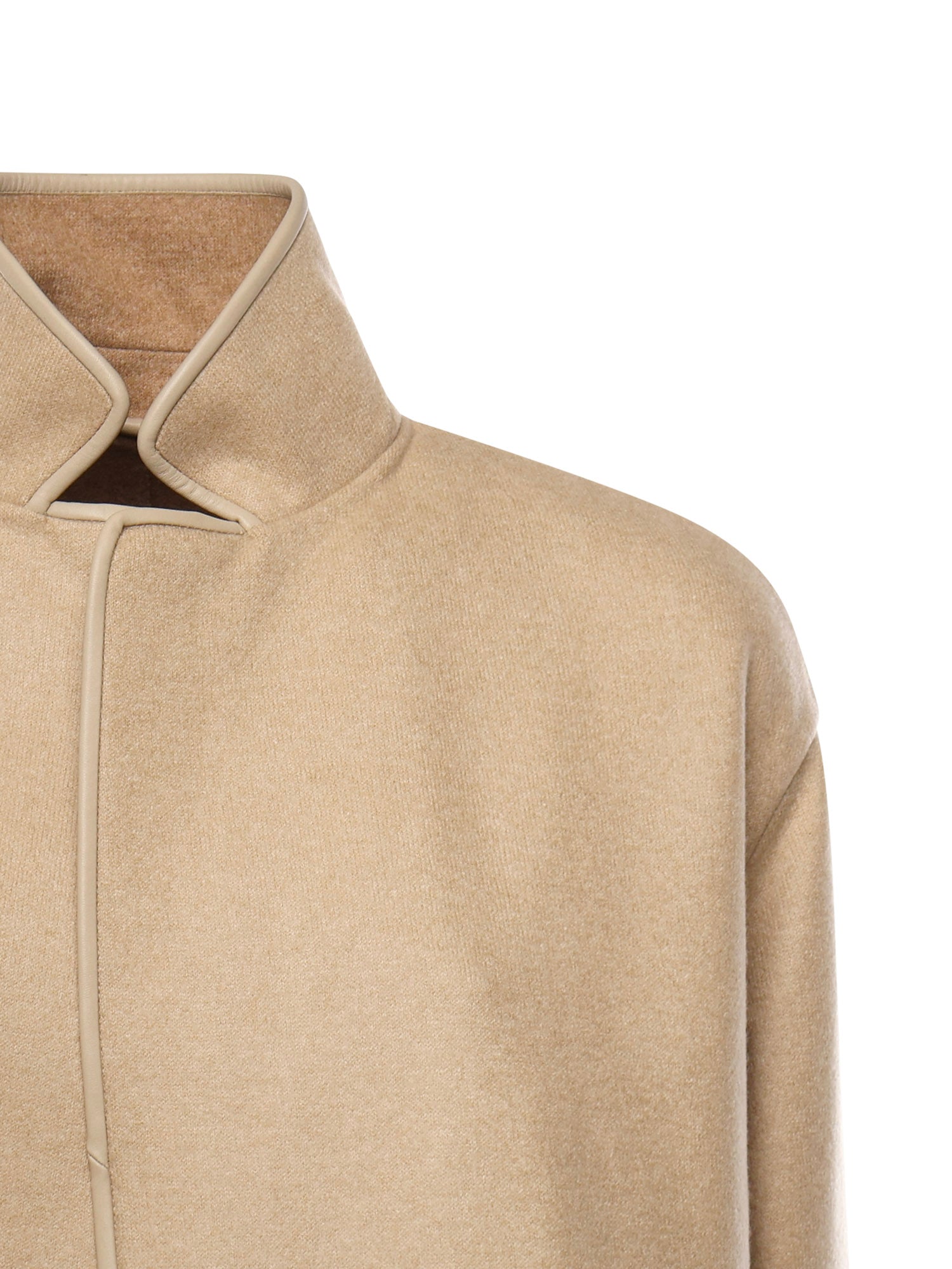 Loro Piana Coats Dill Seeds Natural Camel Baby Cashmere Nylon