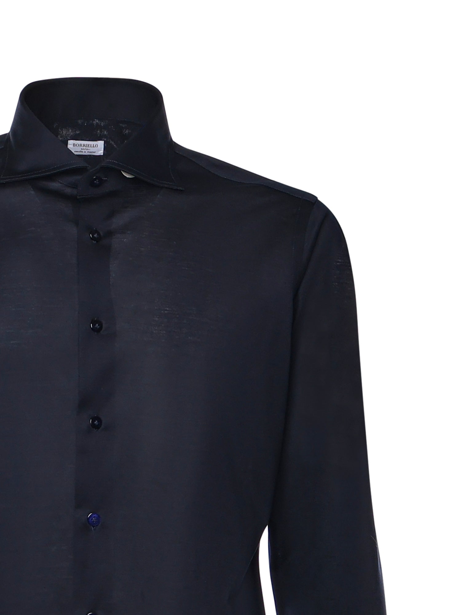 BORRIELLO NAPOLI Shirts Blue Cotton
