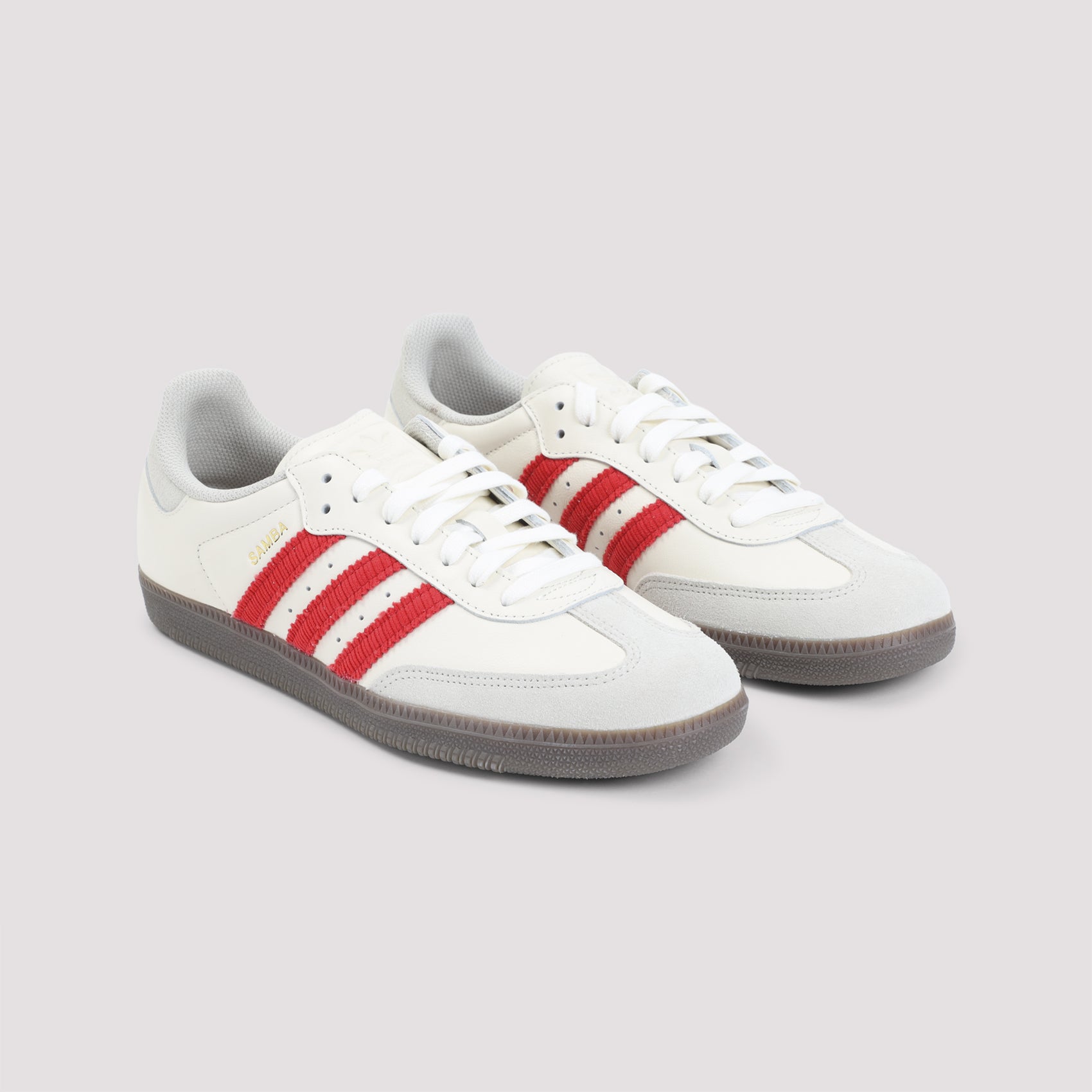 Samba Og Sneakers White Leather Rubber Shoe
