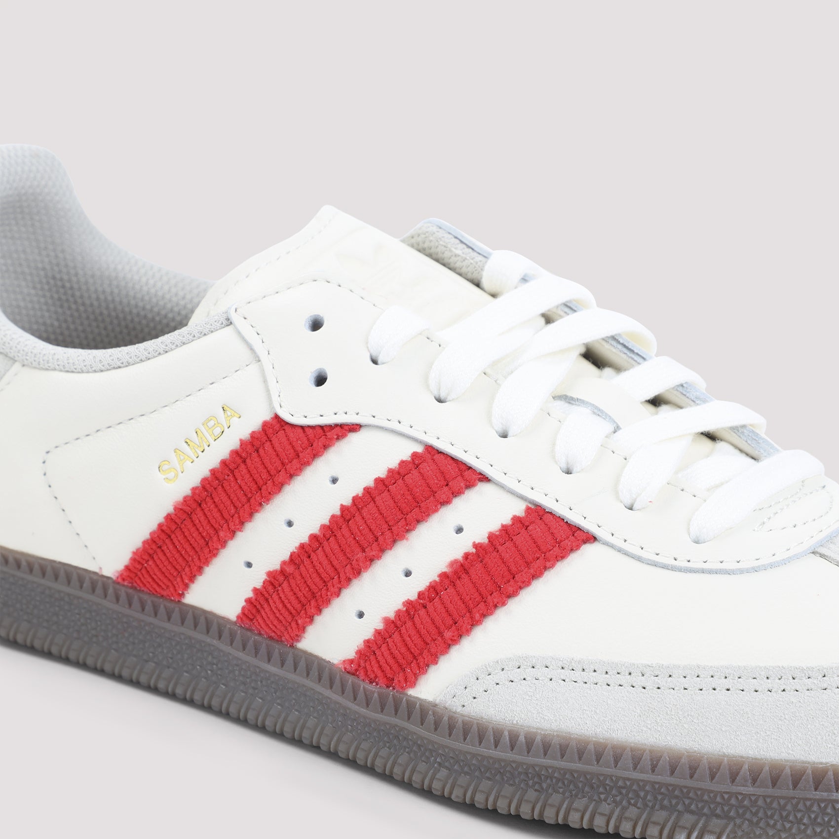 Samba Og Sneakers White Leather Rubber Shoe