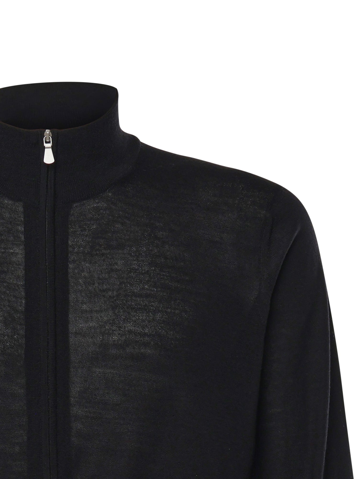 GALIANO Sweaters Black Virgin Wool