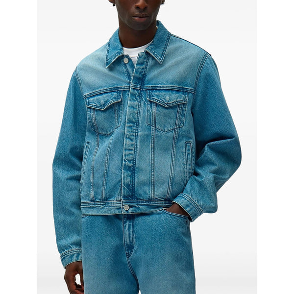 Denim Jacket Blue Cotton