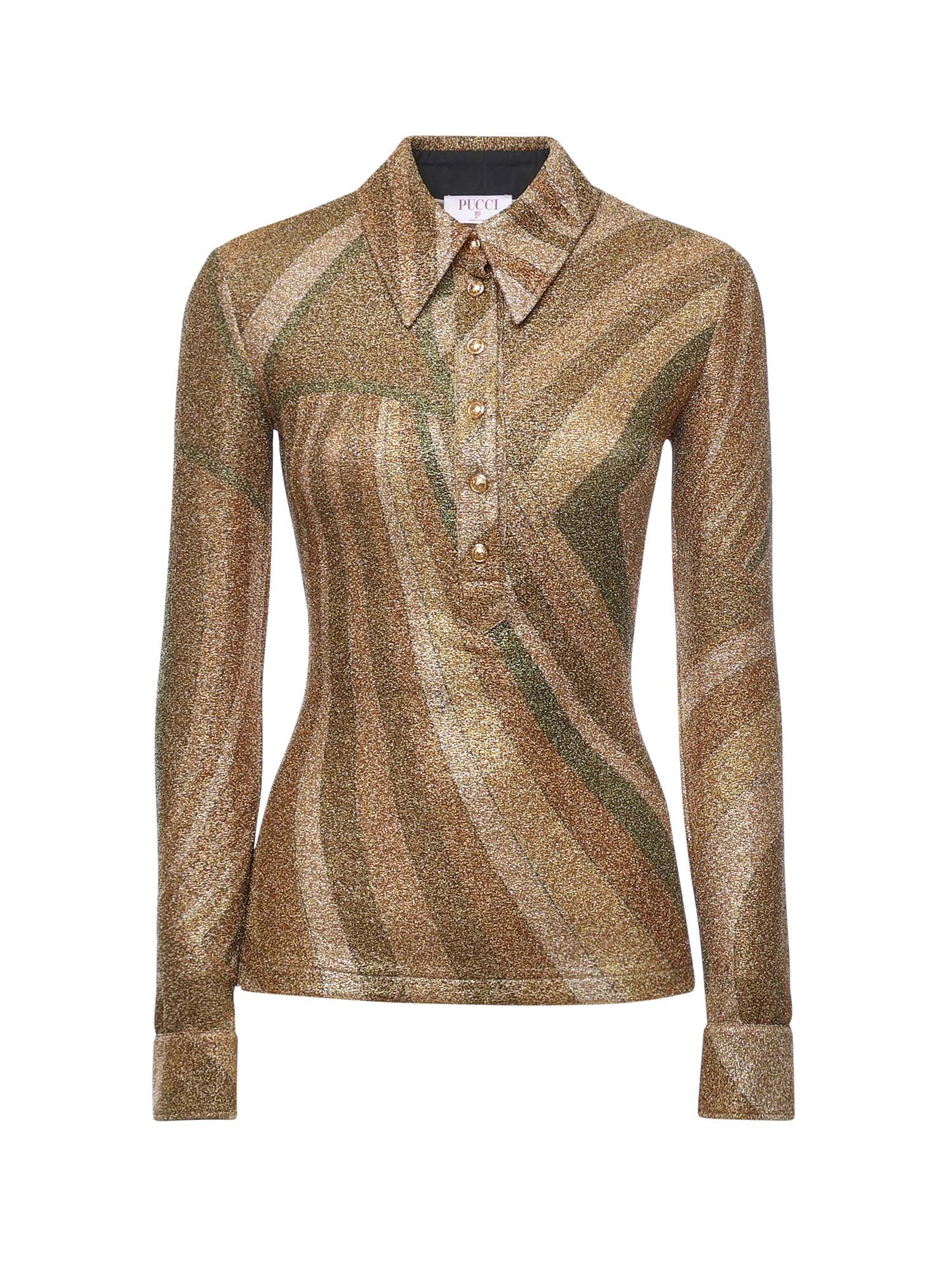 Pucci Top Golden Polyamide