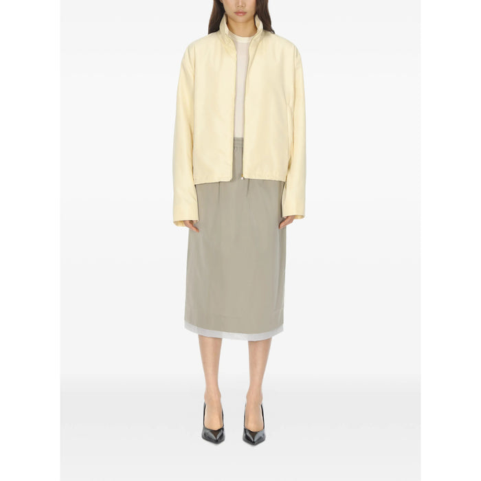 Outerwear Carven Neutrals Silk: 26. Outerwears