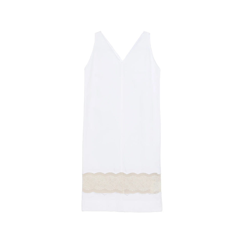 Dress Carven White Cotton: 100