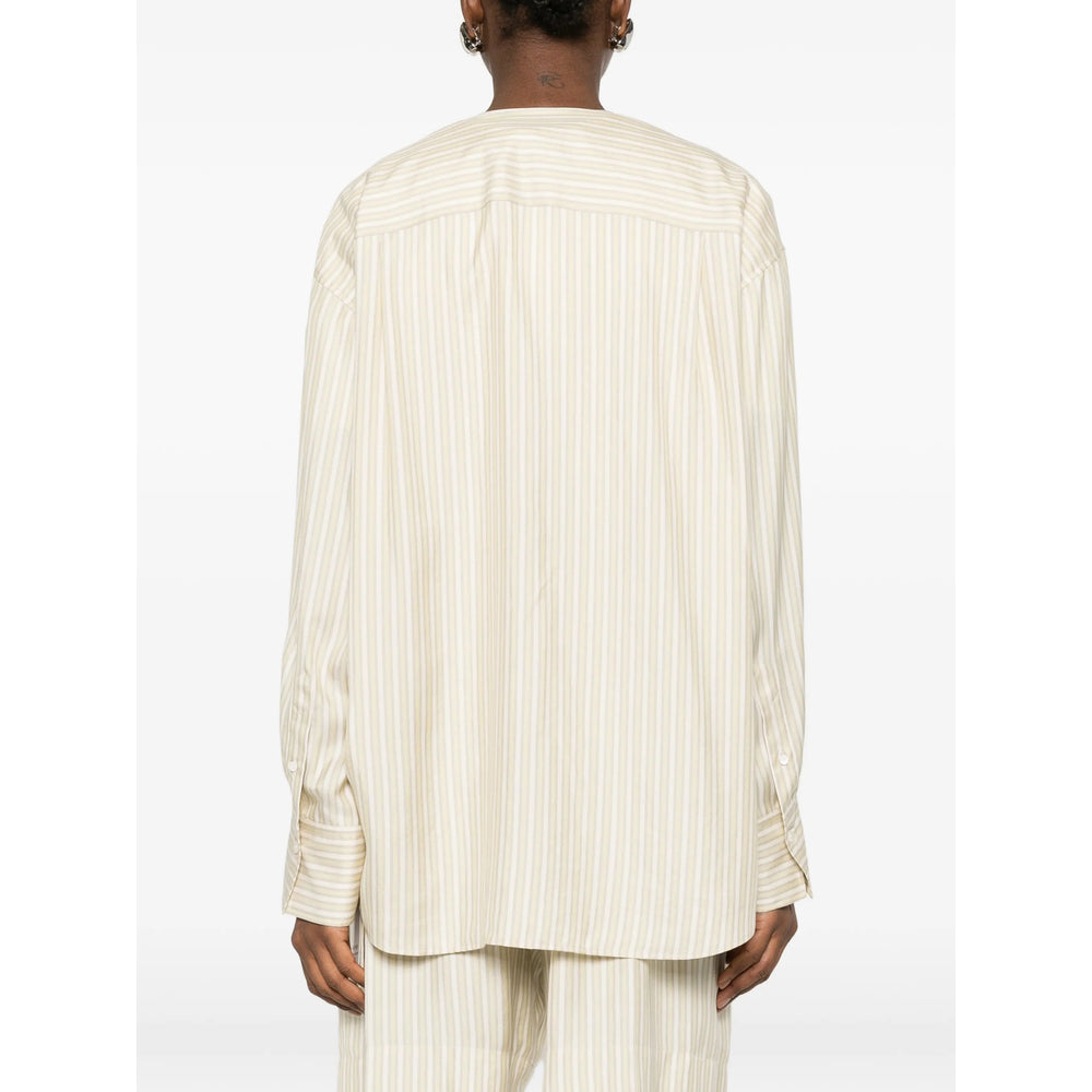 Shirt Carven Neutrals/white Silk: 100