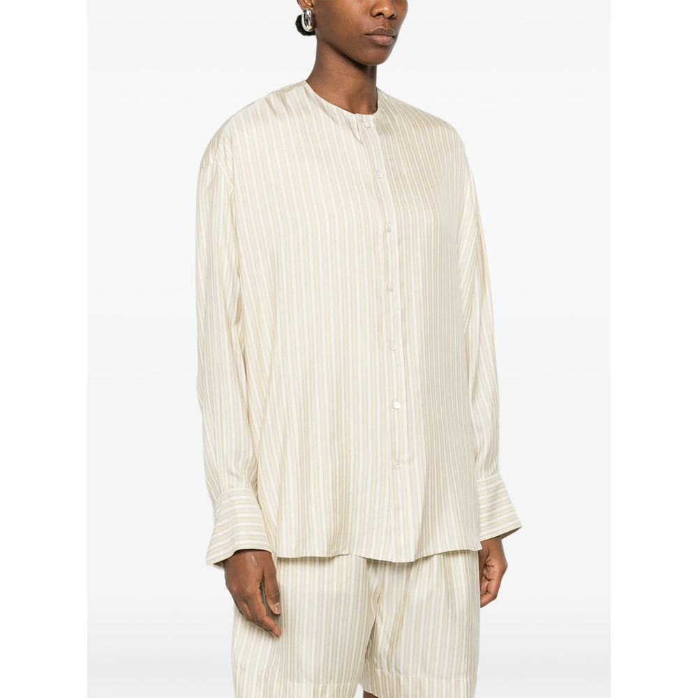 Shirt Carven Neutrals/white Silk: 100