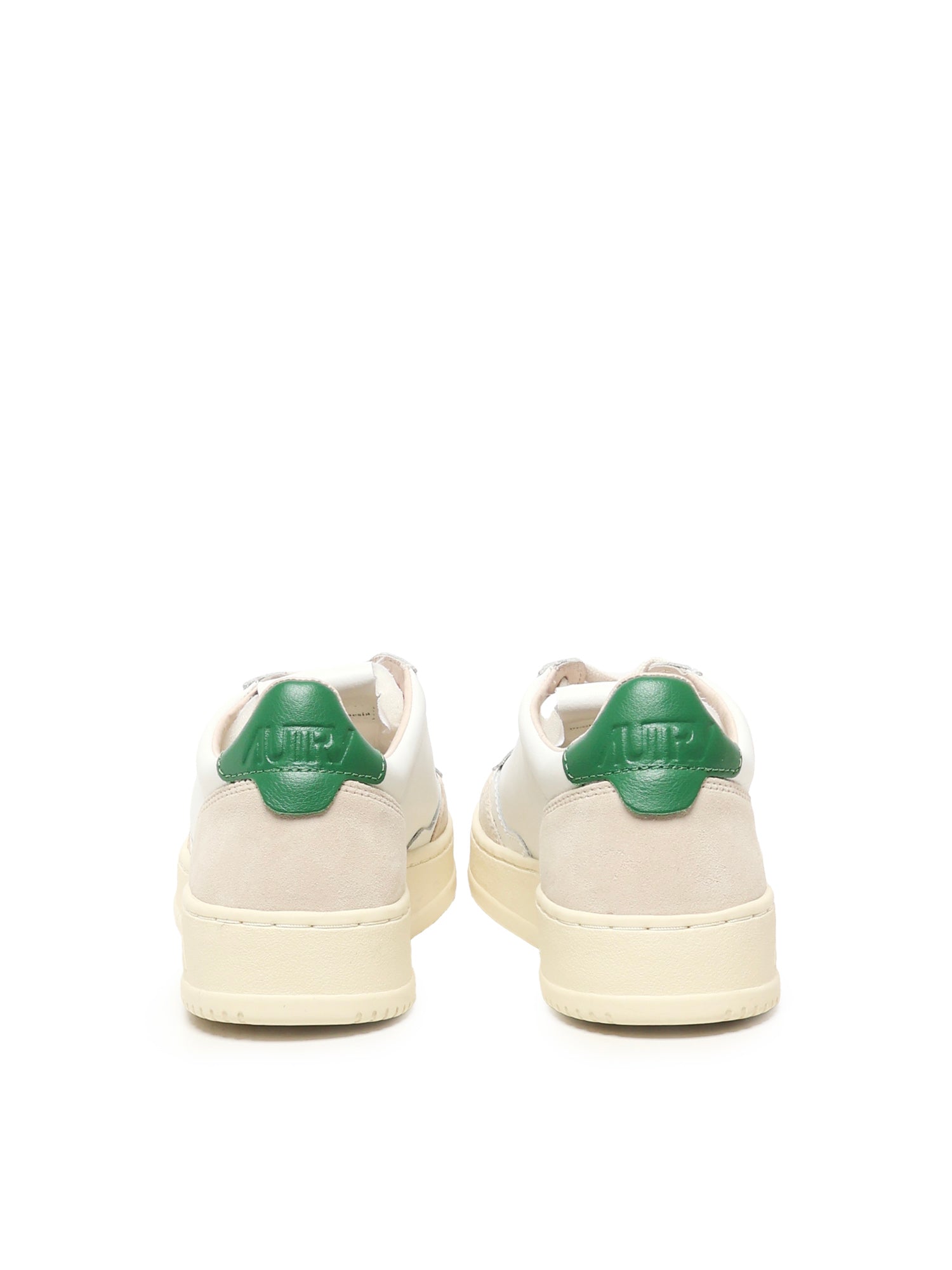 AUTRY Sneakers White Cowskin; Cowskin Suede; Nylon