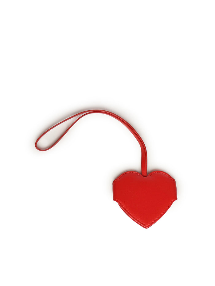 Ferragamo Keychains Red Calfskin