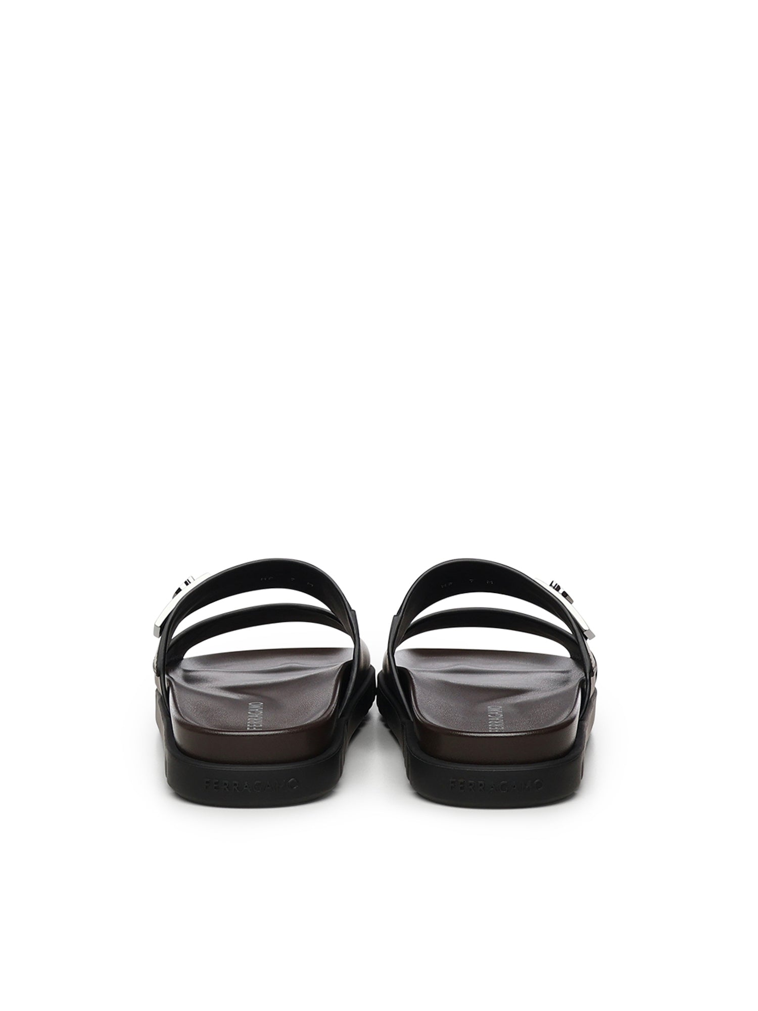 Ferragamo Sandals Black Calfskin