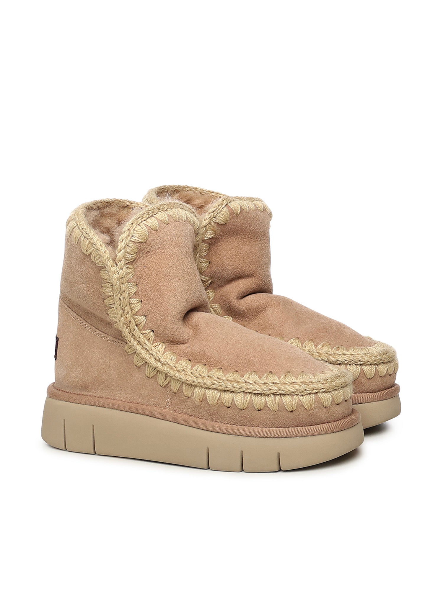 Mou Boots Brown Sheepskin