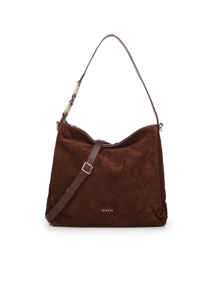 Biasia Bags Dark Brown Suede