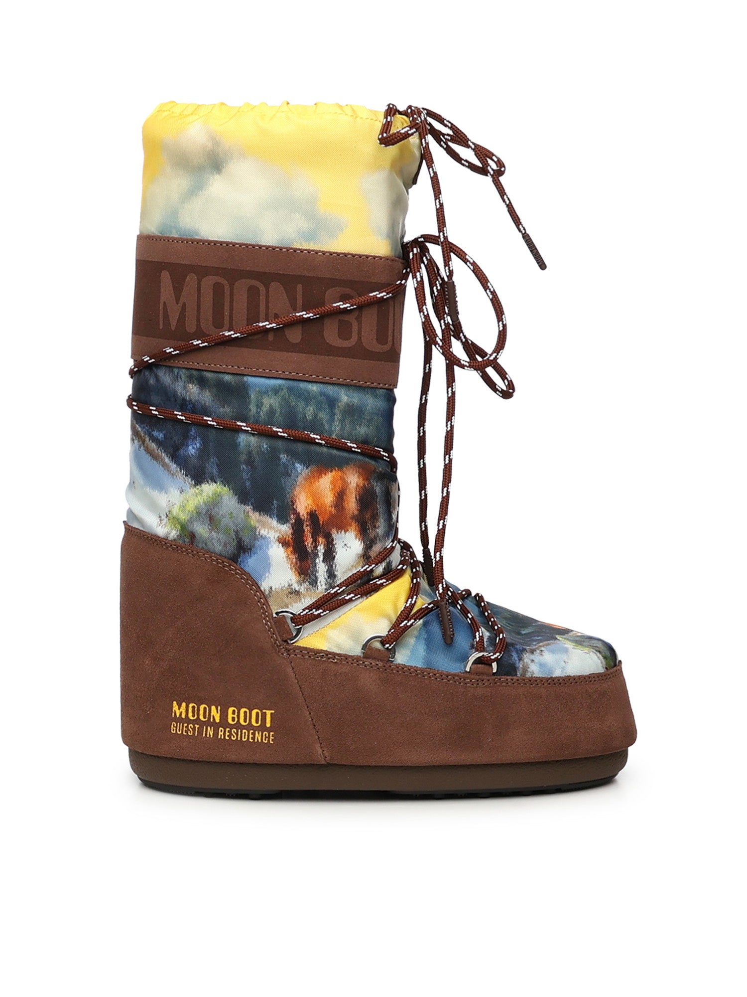 Moon Boot Cocoa Polyester Suede