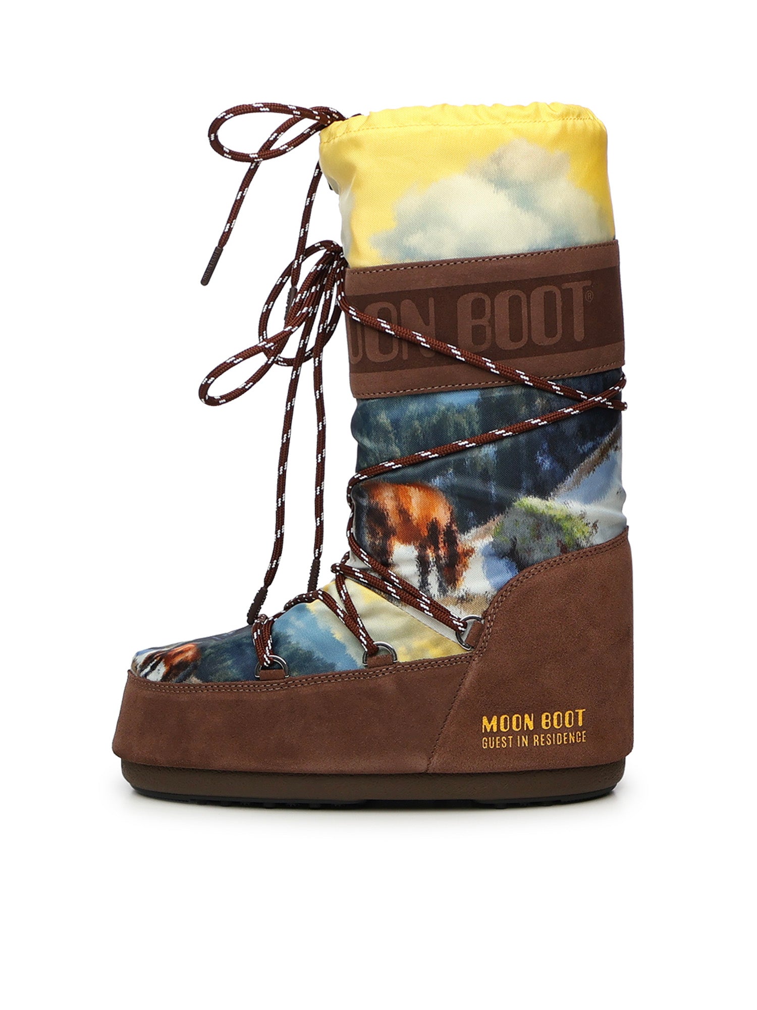 Moon Boot Cocoa Polyester Suede