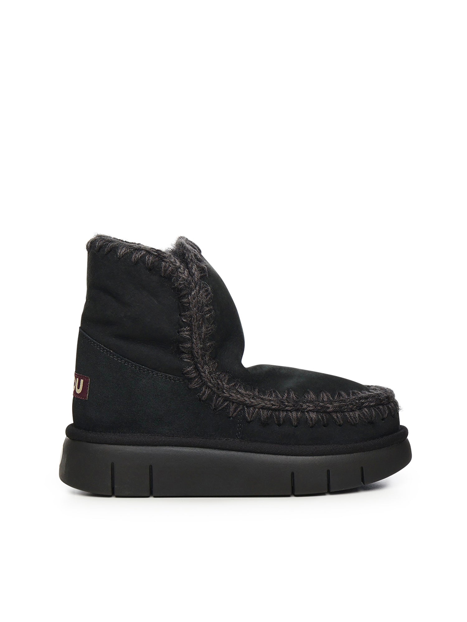 Mou Boots Black Sheepskin