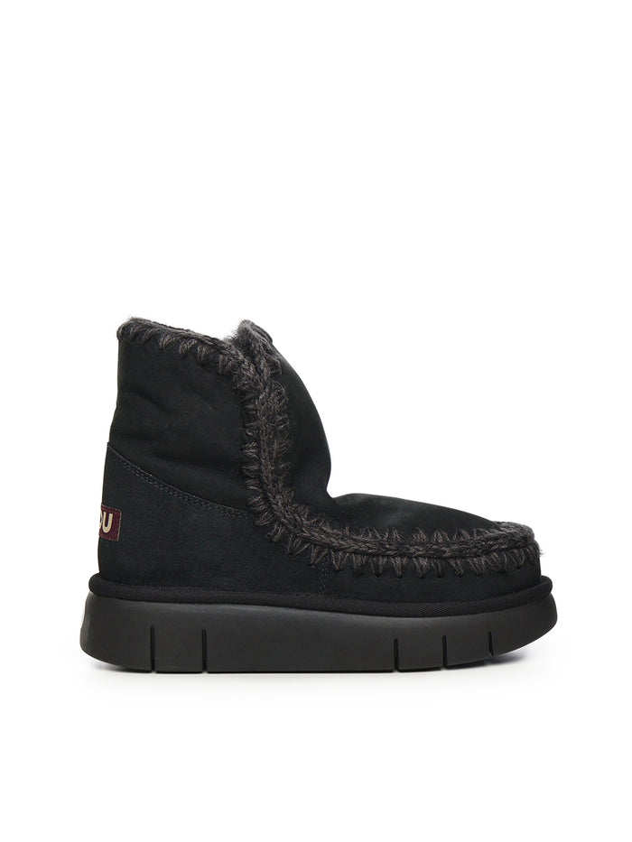 Mou Boots Black Sheepskin
