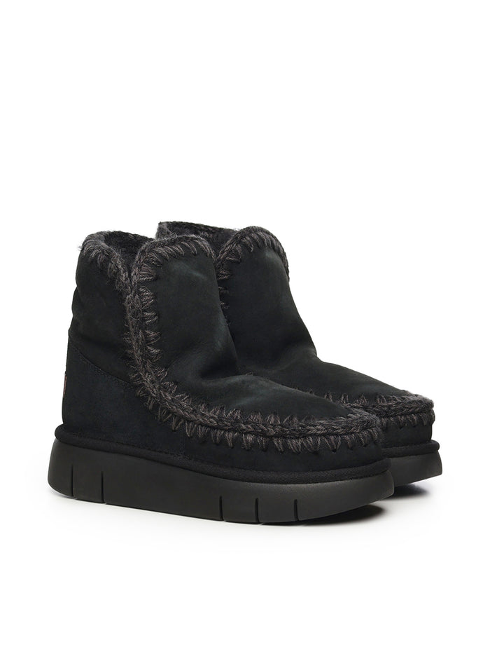 Mou Boots Black Sheepskin