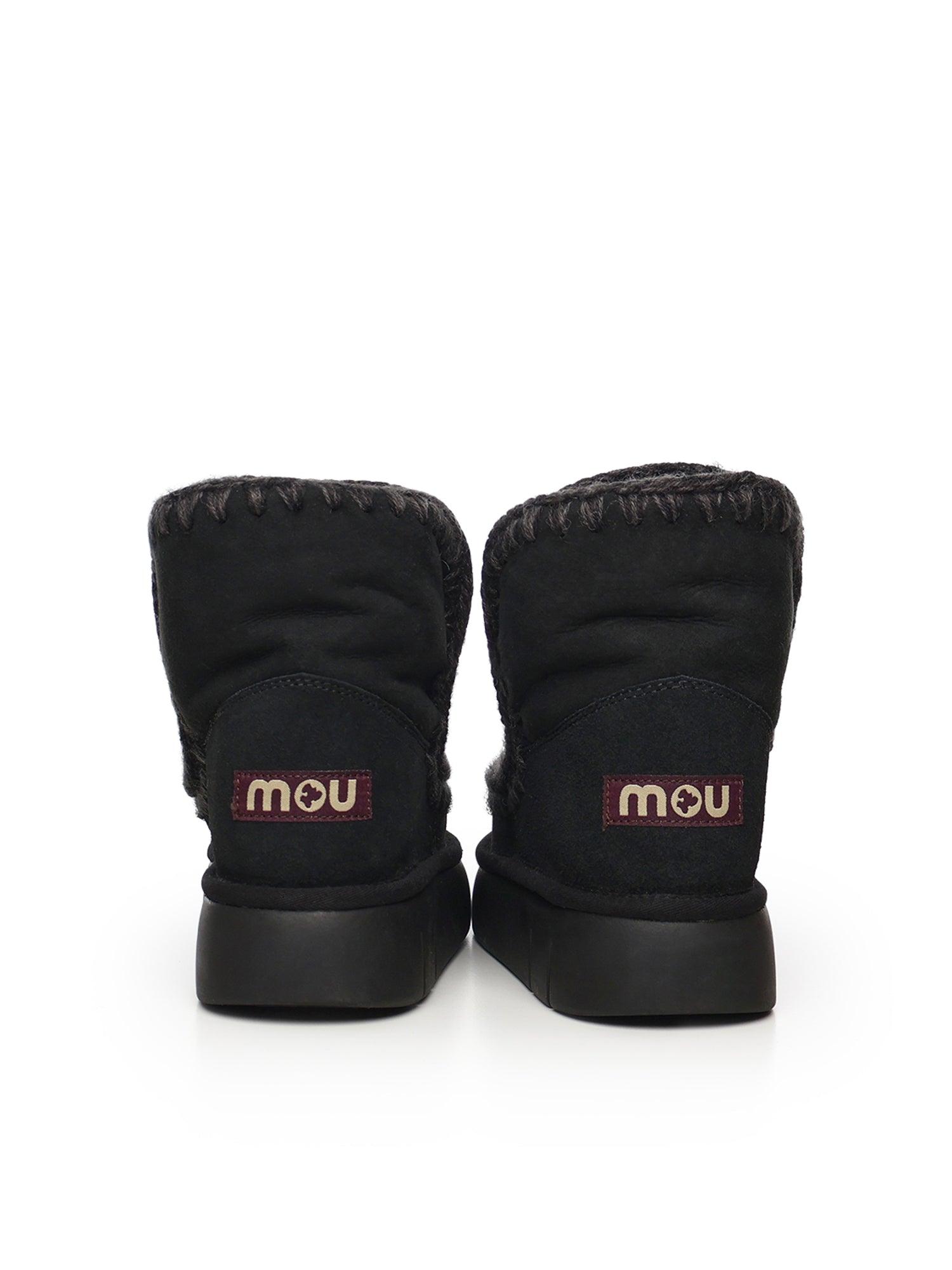 Mou Boots Black Sheepskin
