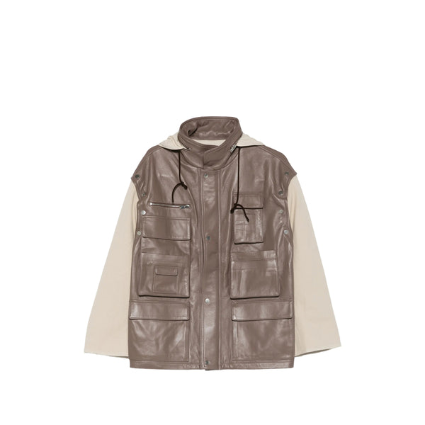 Military Jacket Brown-Neutrals Brown/neutrals