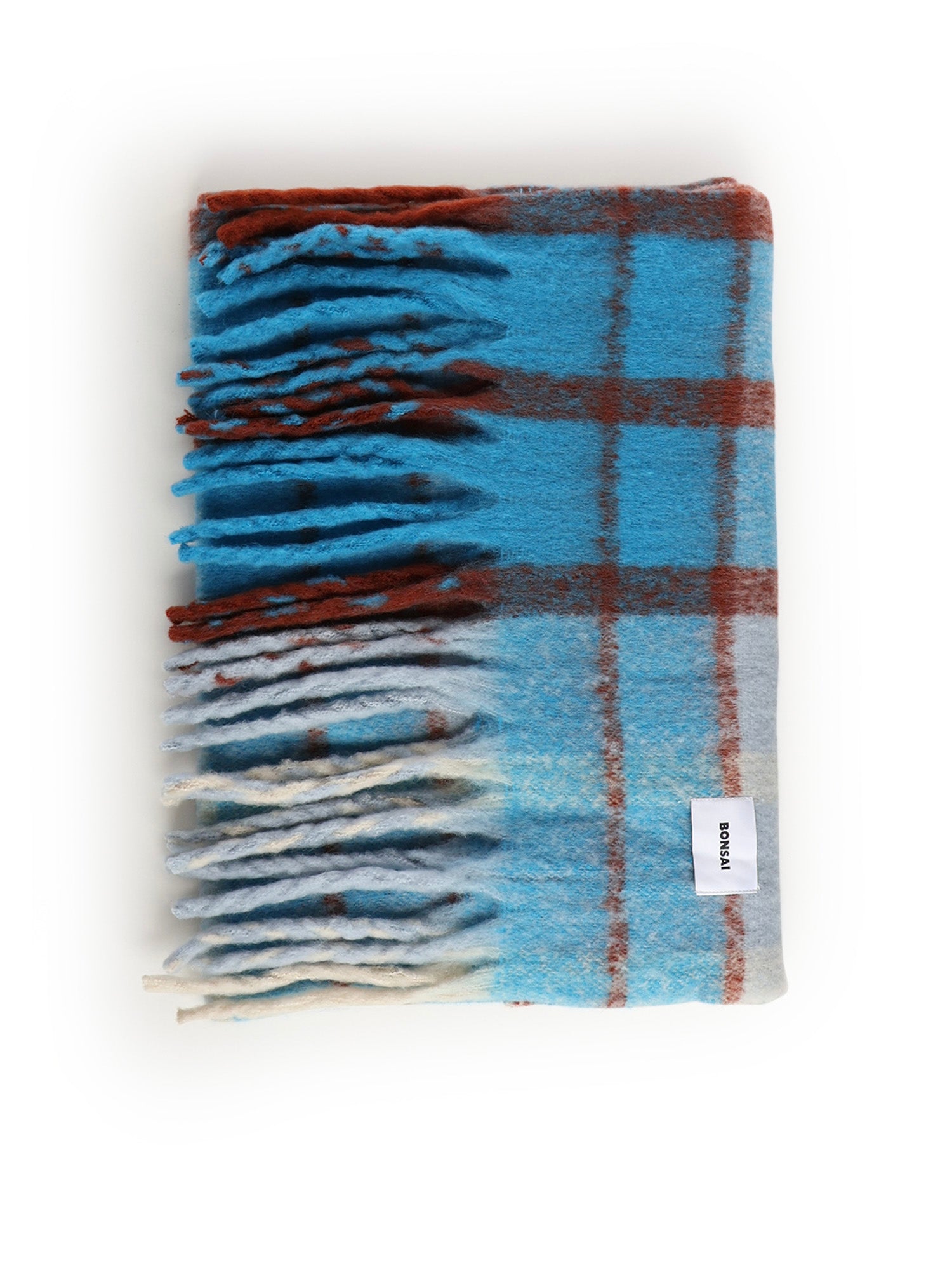 Bonsai Scarfs Light Blue/multi Polyester
