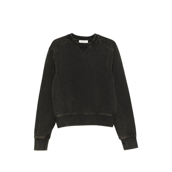Sweater Black Cotton Sweatshirts