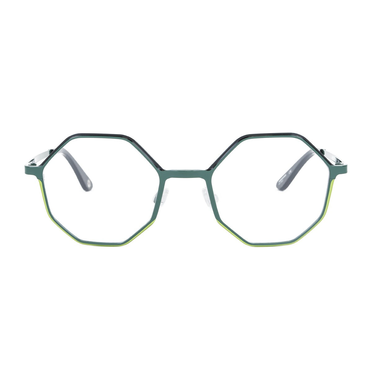 Otto Verde Metal Occhiali Vista