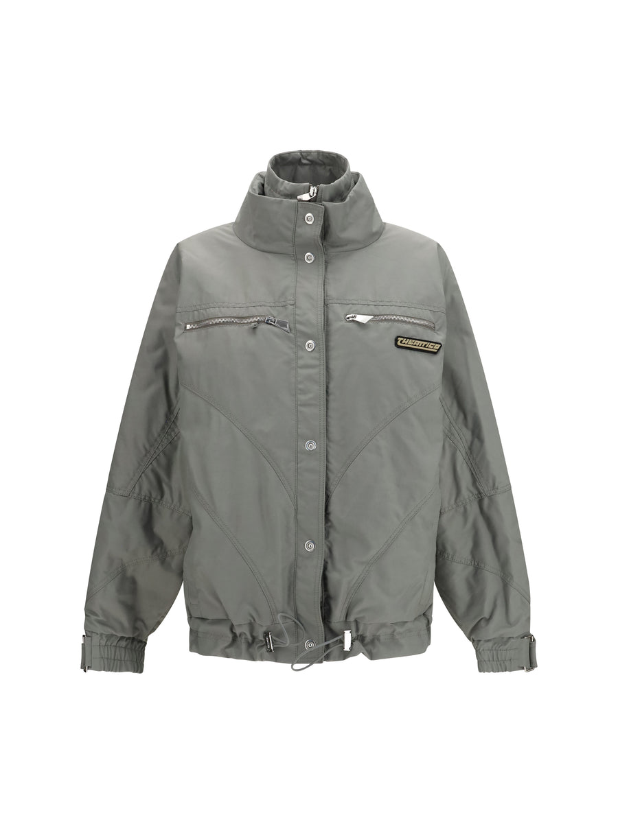 The Attico 58% Cotton jacket in gray