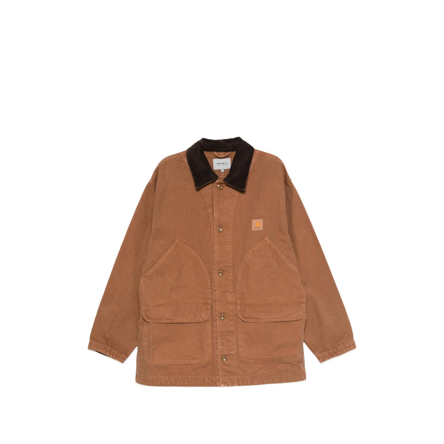 Bomber Jacket Brown Cotton
