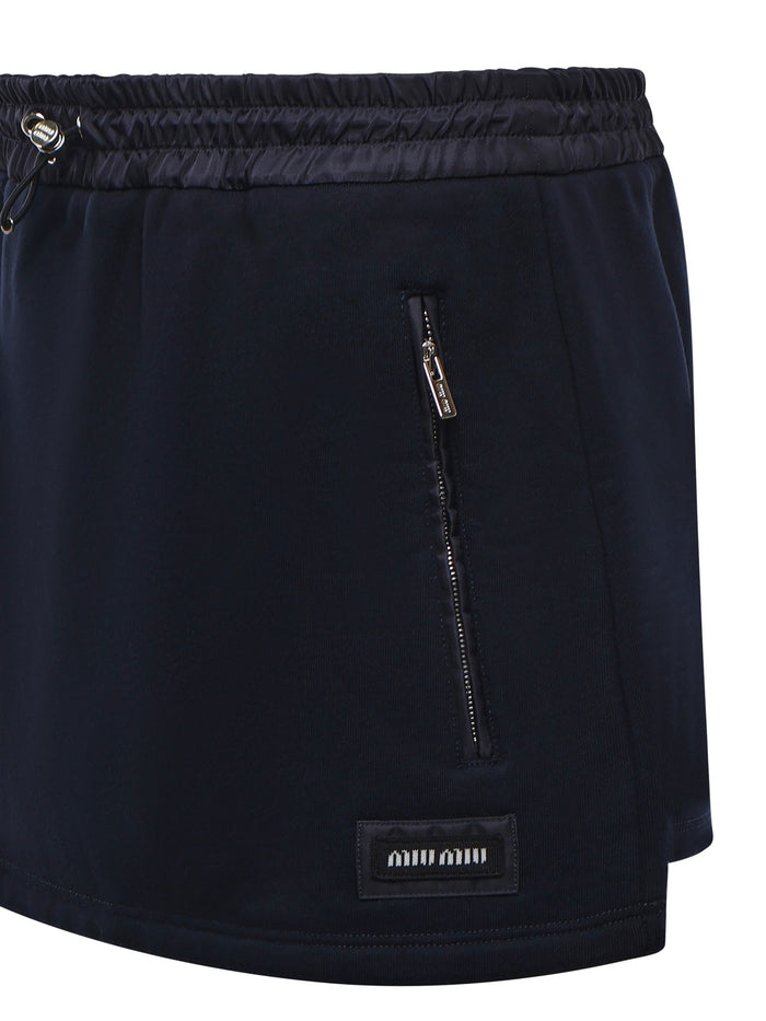 Miu Skirts Blue Cotton