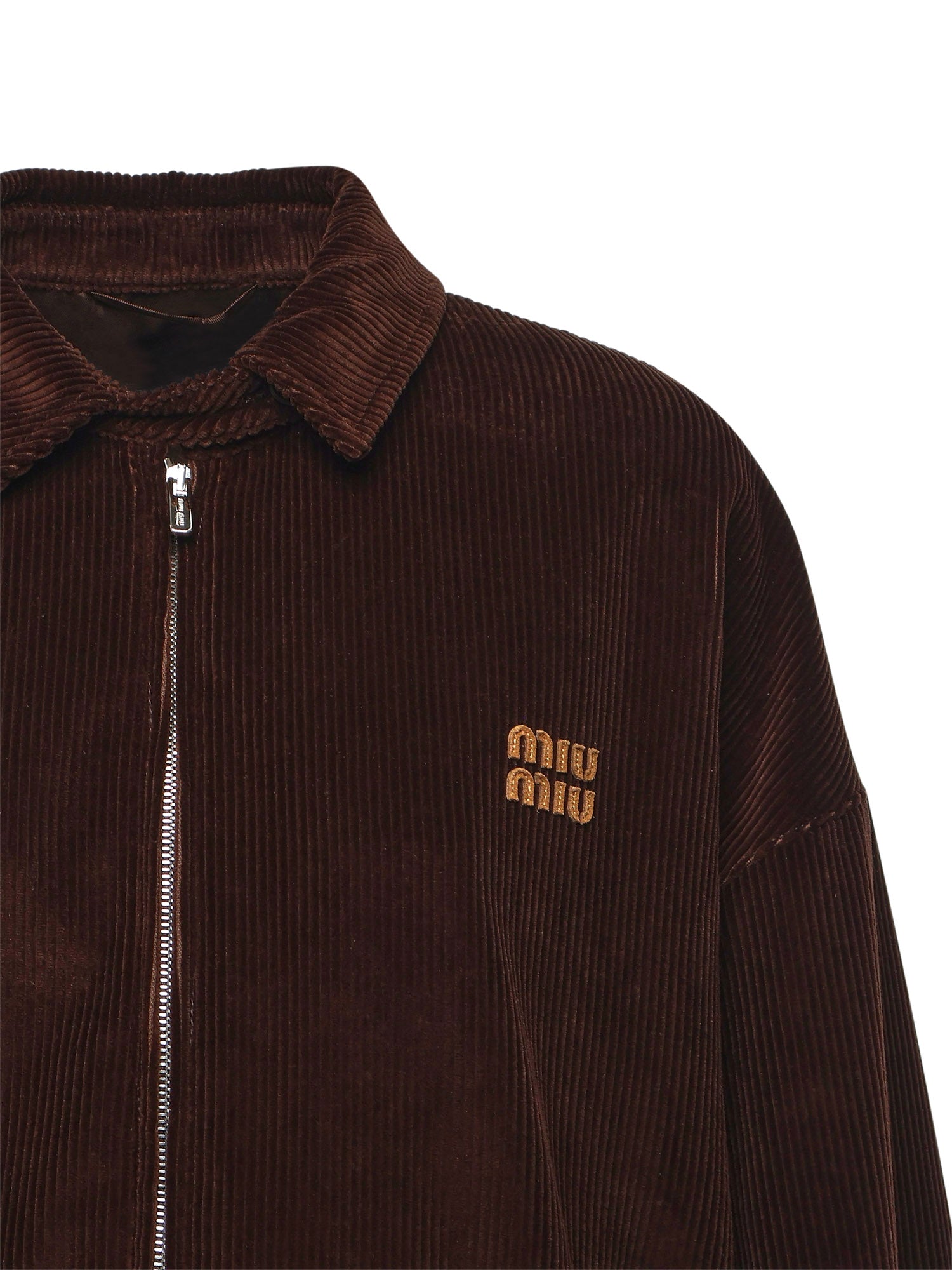 Miu Jackets Cocoa Cotton