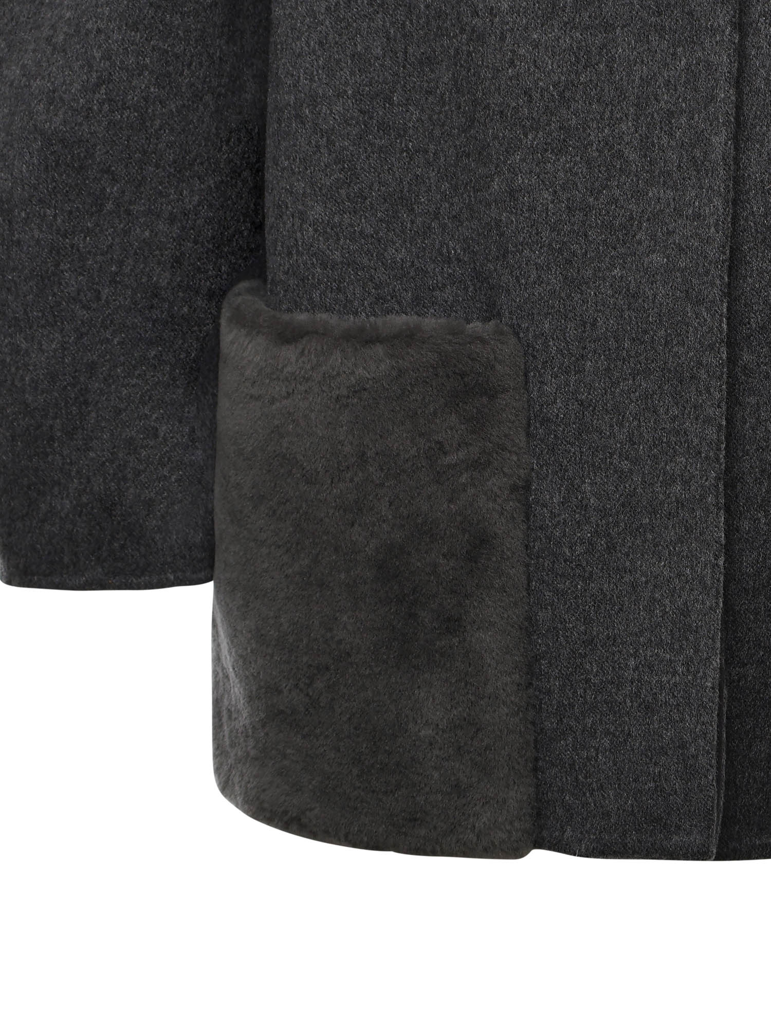 Fendi Jackets Gray Virgin Wool