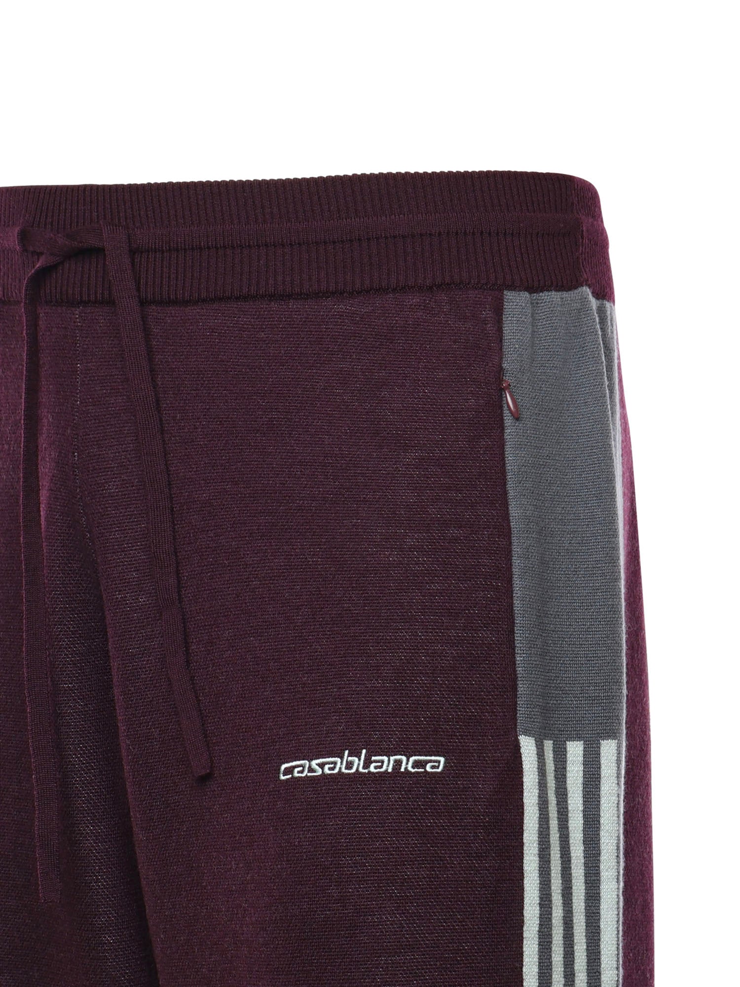 Casablanca RTW Purple Merino Wool