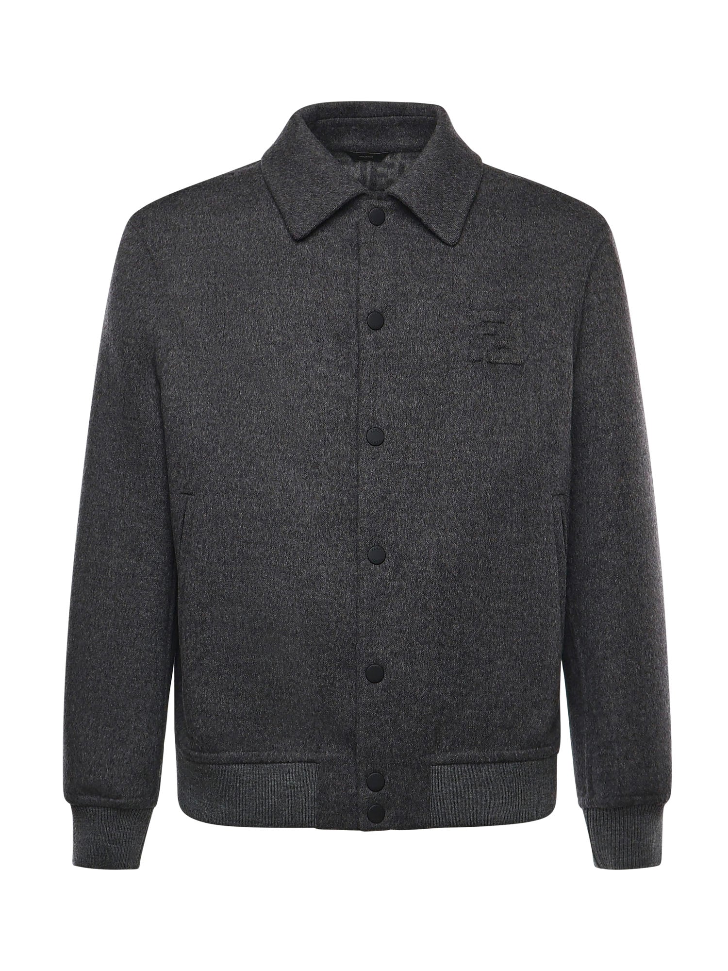 Fendi Sweaters Grey Virgin Wool