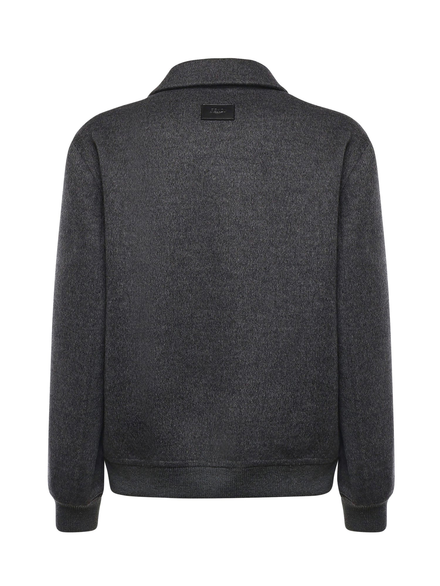 Fendi Sweaters Grey Virgin Wool