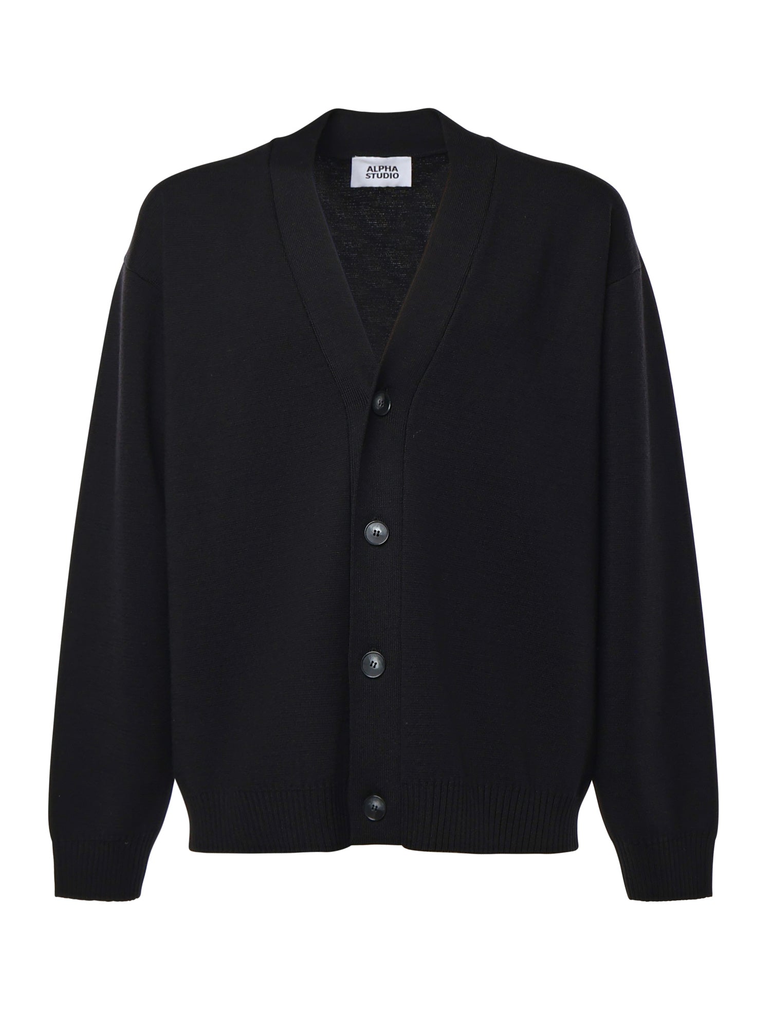 Alpha Studio Sweaters Black Merinos