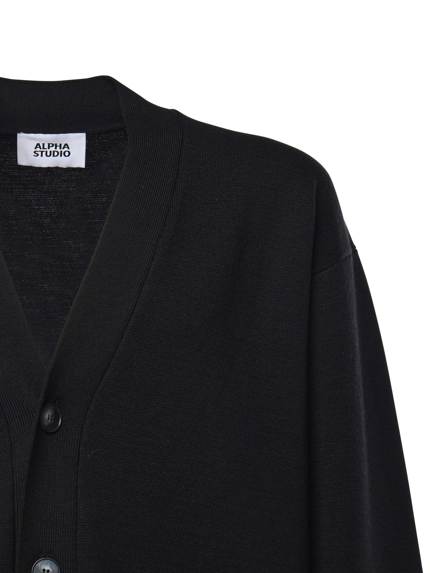 Alpha Studio Sweaters Black Merinos