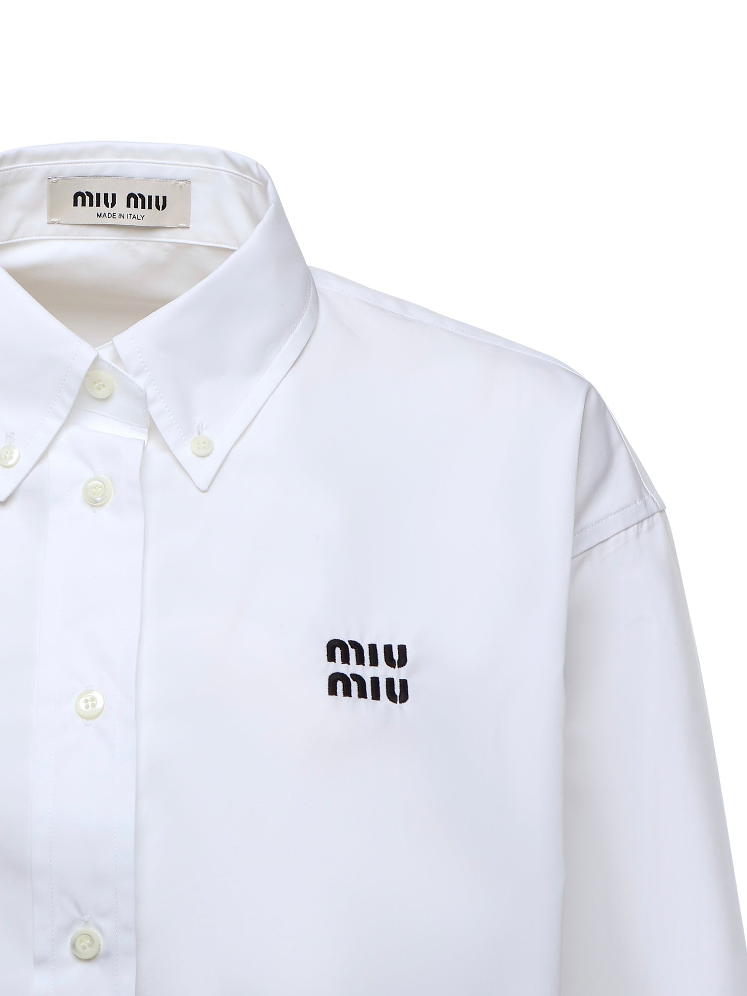 Miu Shirts White Cotton