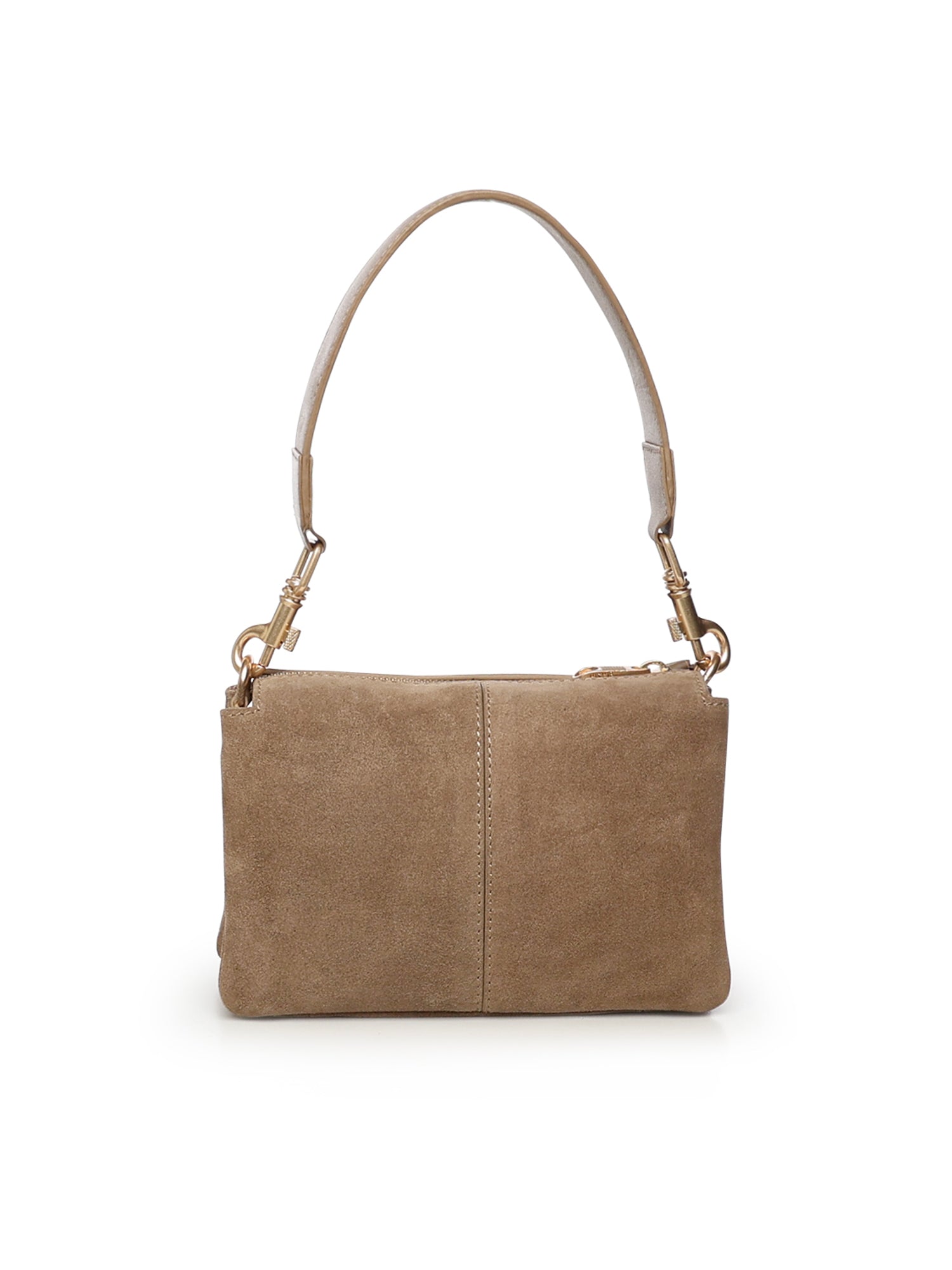 Biasia Bags Taupe Suede