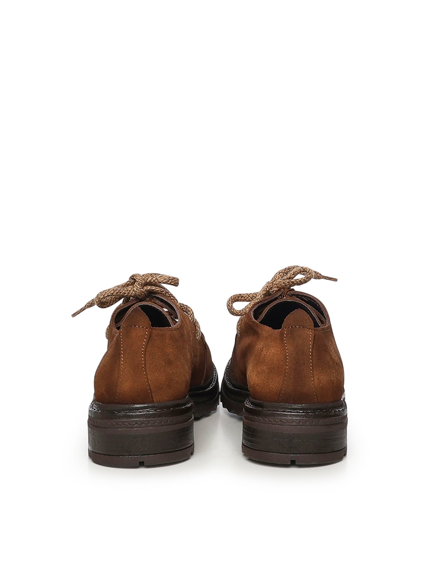 Giuliano Galiano Flat shoes Brown Suede