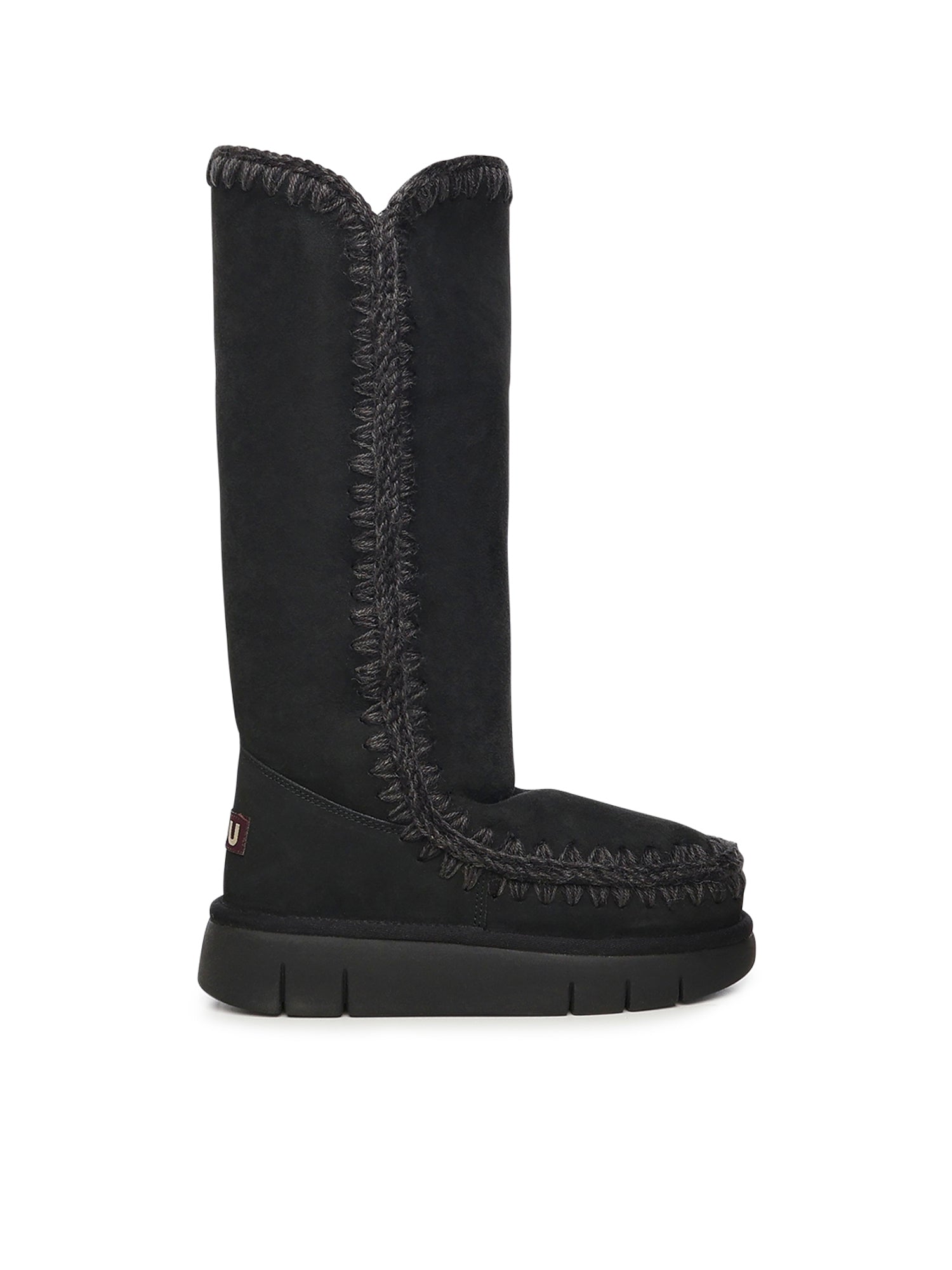 Mou Boots Black Sheepskin