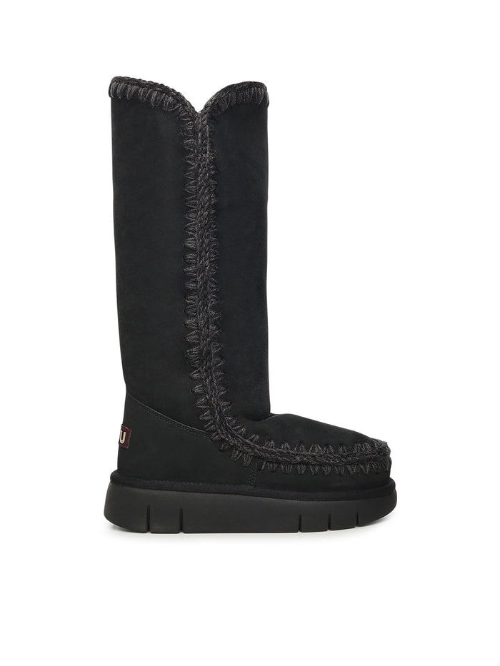 Mou Boots Black Sheepskin