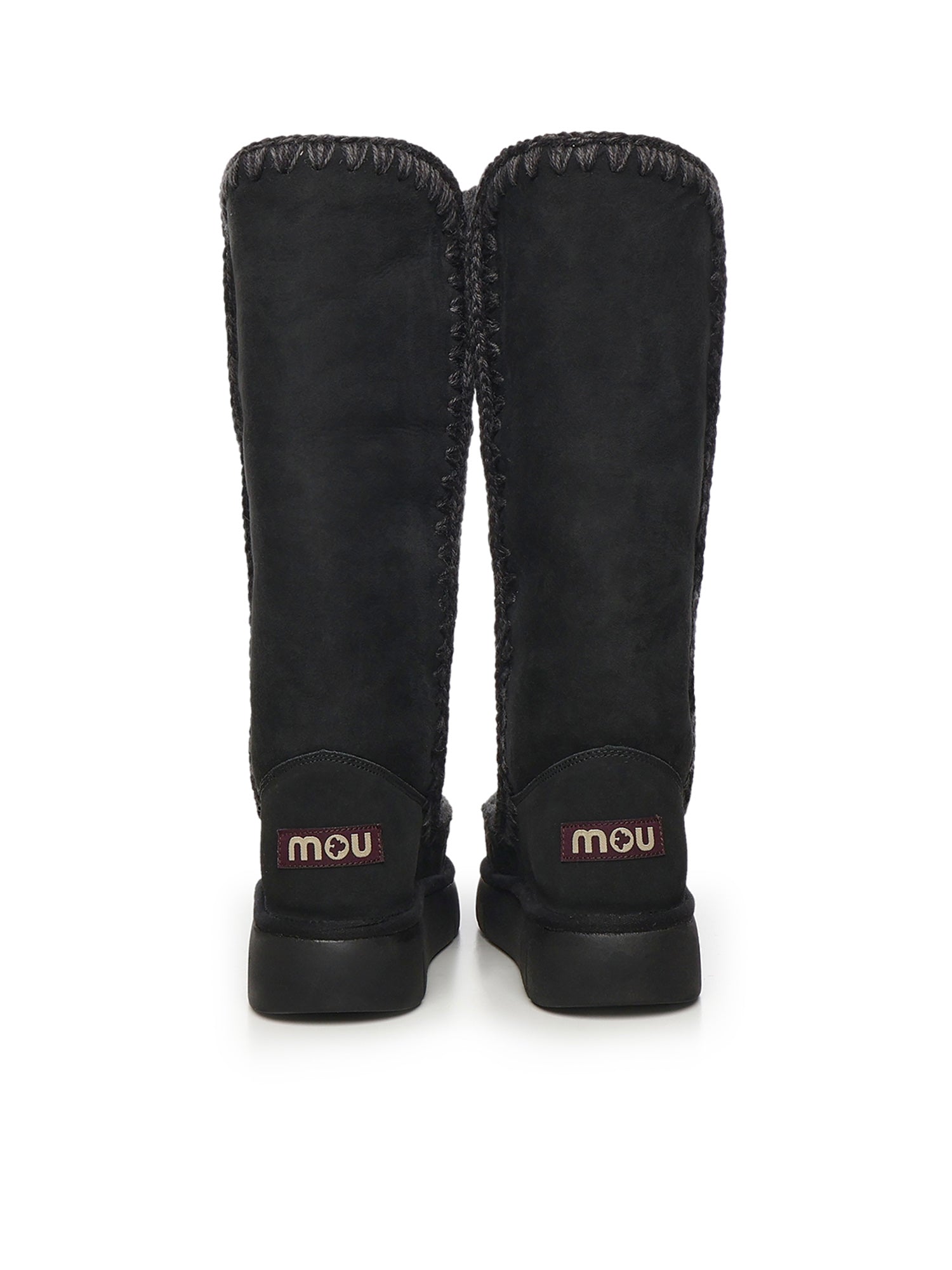 Mou Boots Black Sheepskin