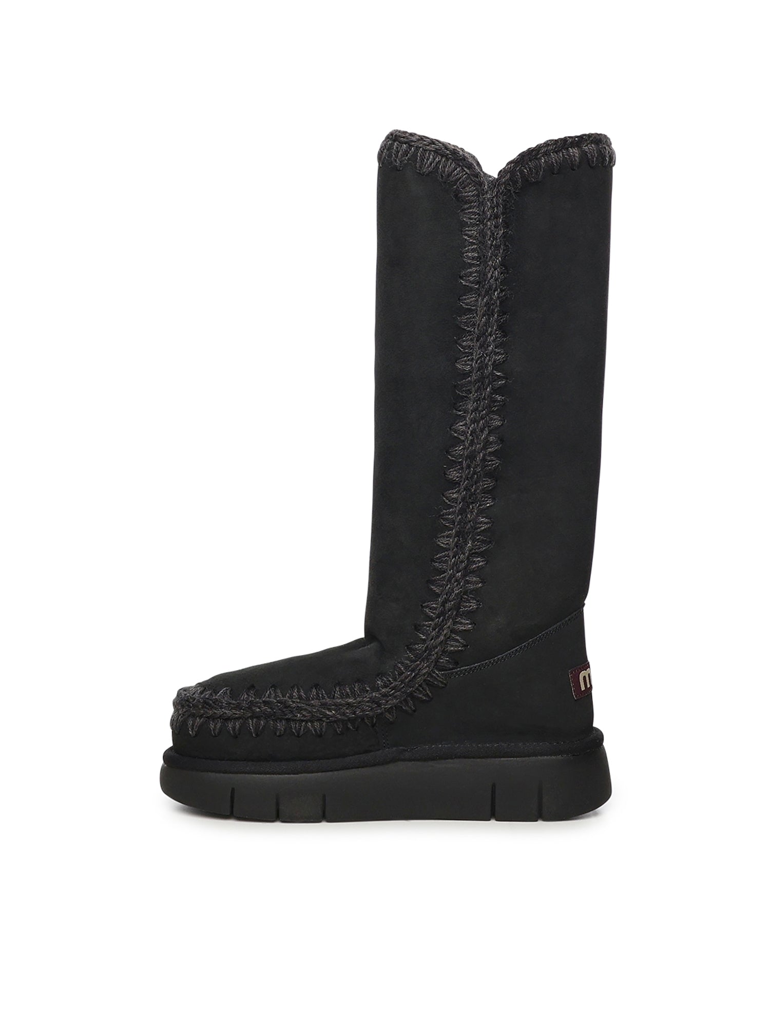 Mou Boots Black Sheepskin