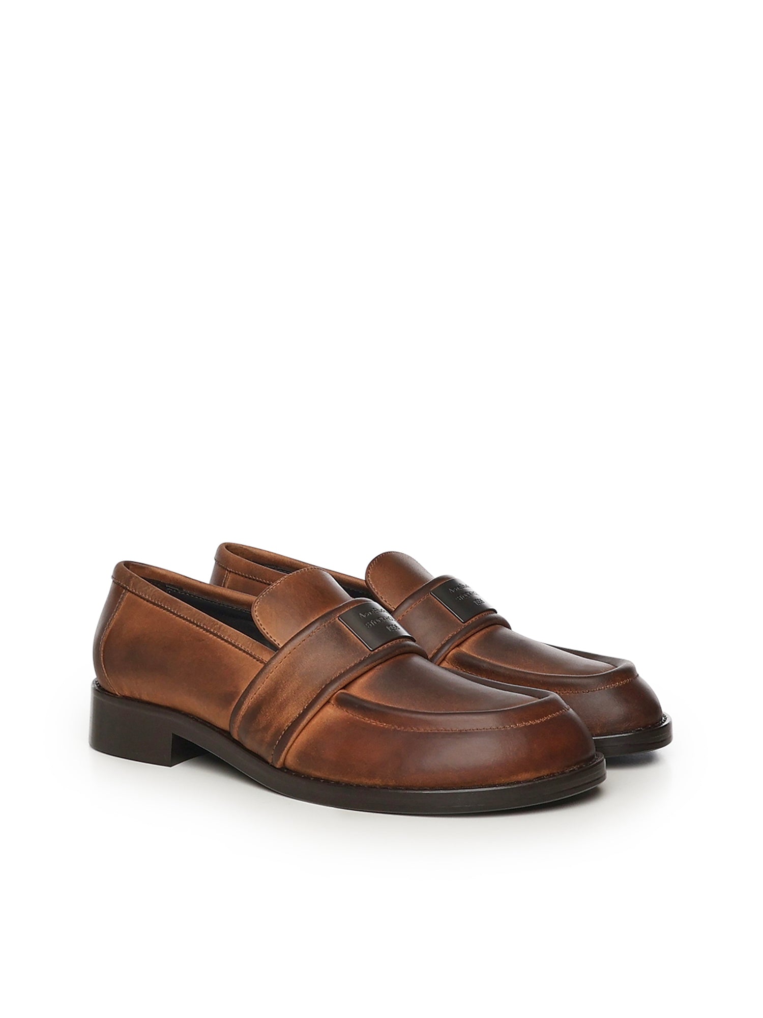 Acne Studios Flat shoes Brown Leather