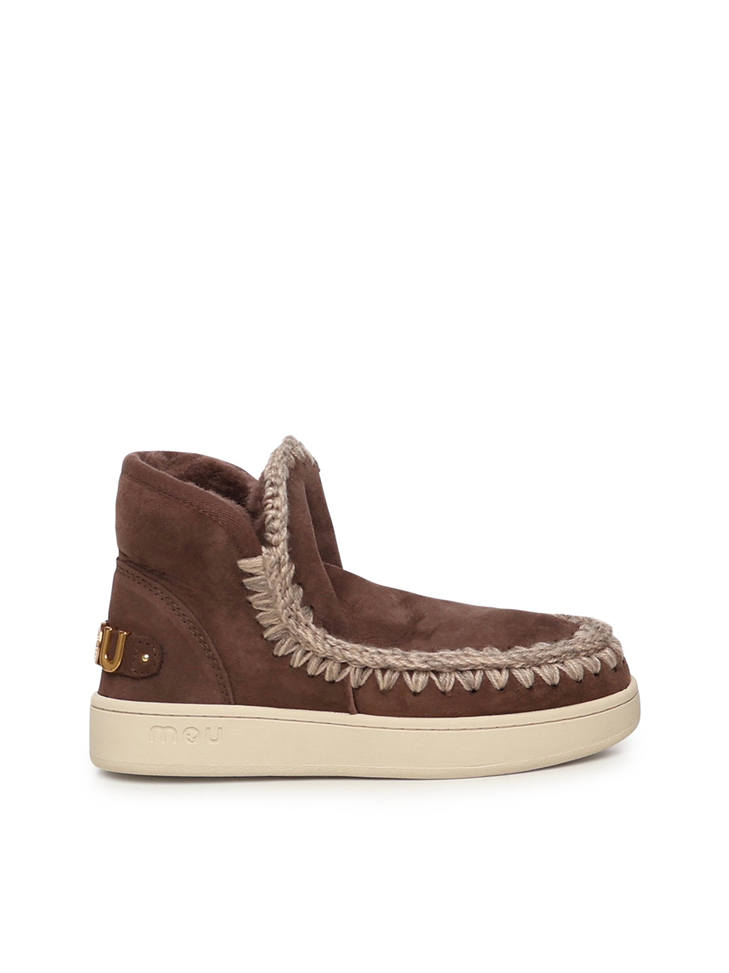 Mou Sneakers Brown Pepper Sheepskin